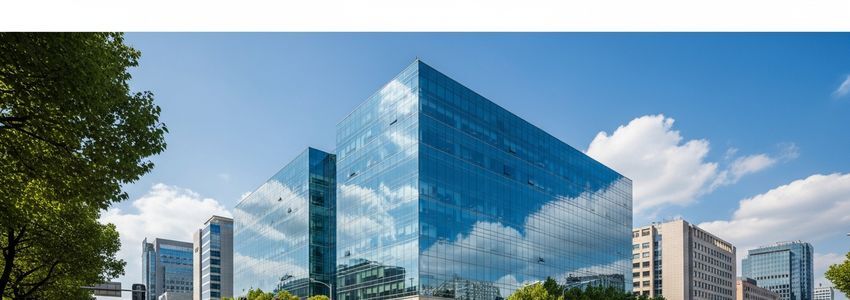 Modern office building representing $250,000 business loan financing from Crestmont Capital