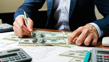 A business owner reviewing financing options for expansion.