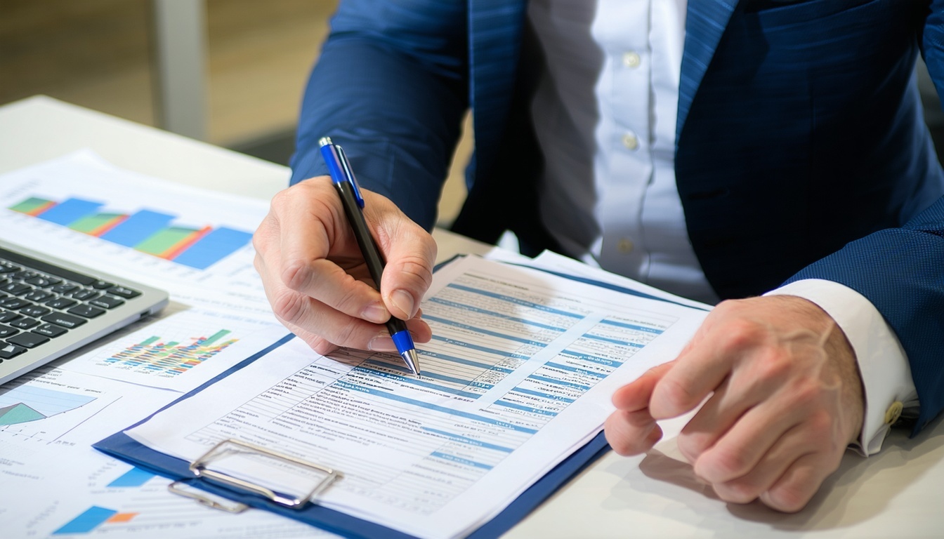 A business owner reviewing their credit report after loan denial to identify errors.