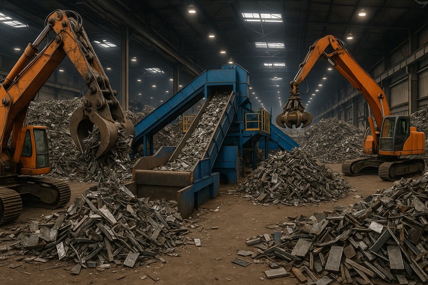 Leasing Scrap Metal Sorting and Processing Tools