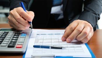 Atlanta business owner applying for a small business loan at a local bank
