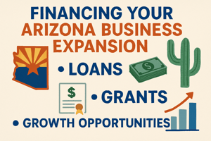Arizona small business owner applying for expansion loan.