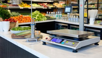 POS-integrated retail digital scale leased by a grocery store