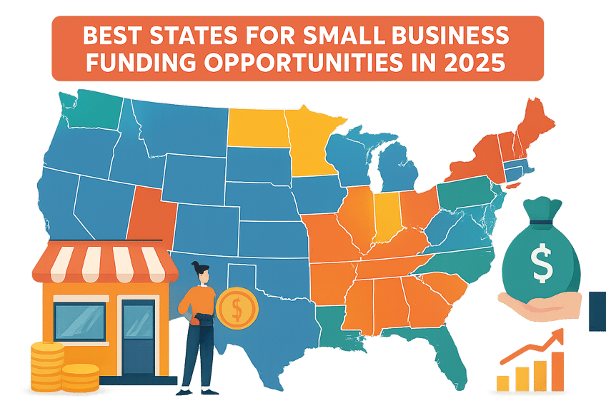 Best States for Small Business Funding Opportunities in 2025