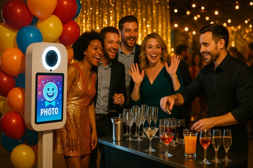 Leasing Photo Booths and Portable Bars