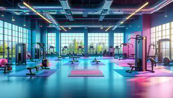 A gym owner reviewing financing options for expanding their fitness studio.