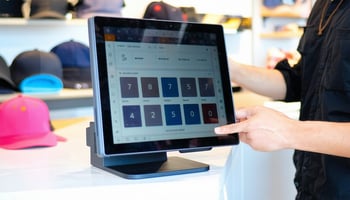  Touchscreen POS terminal financed for a small retail shop