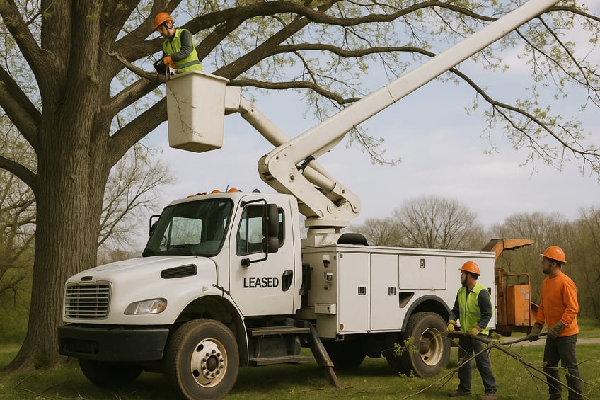 How to Lease a Bucket Truck for Tree Trimming