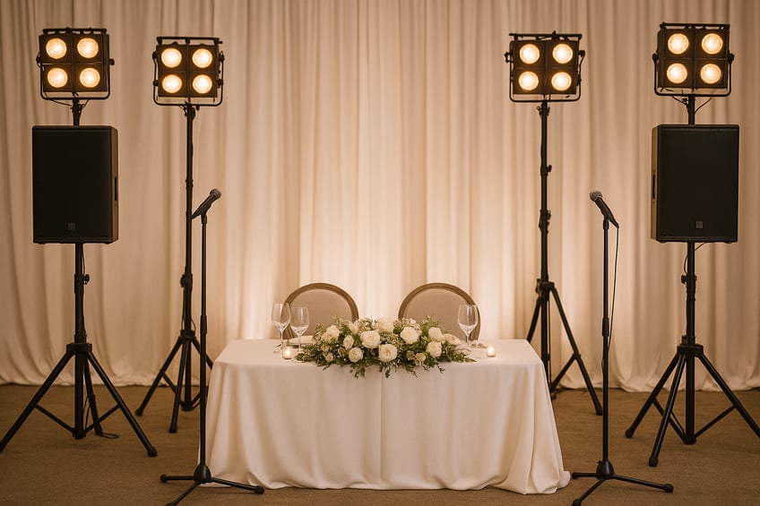 How to Finance Audio-Visual Gear for Weddings and Events