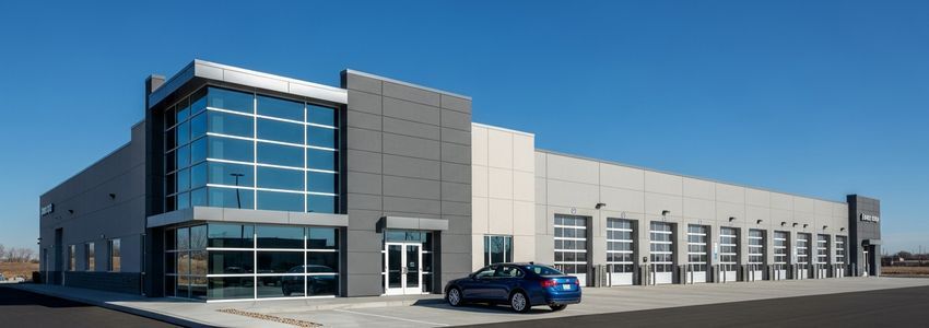Automotive franchise business loans - modern auto service facility