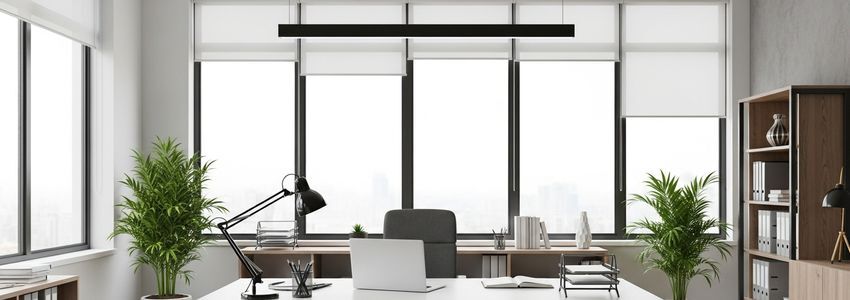 Business professional reviewing loan documents after bankruptcy recovery