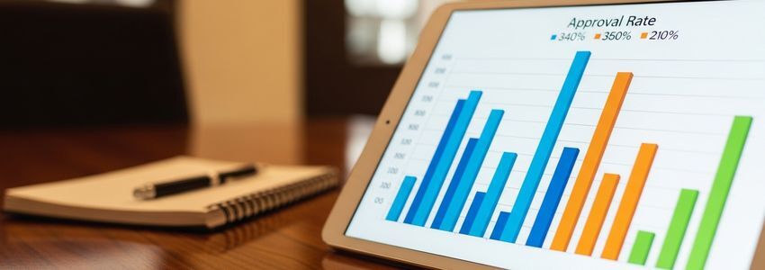 Business loan approval rates and industry lending statistics 2026