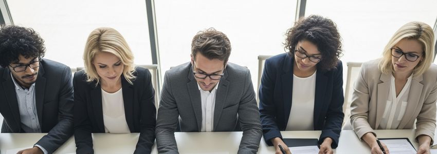 First-time business borrower reviewing loan requirements