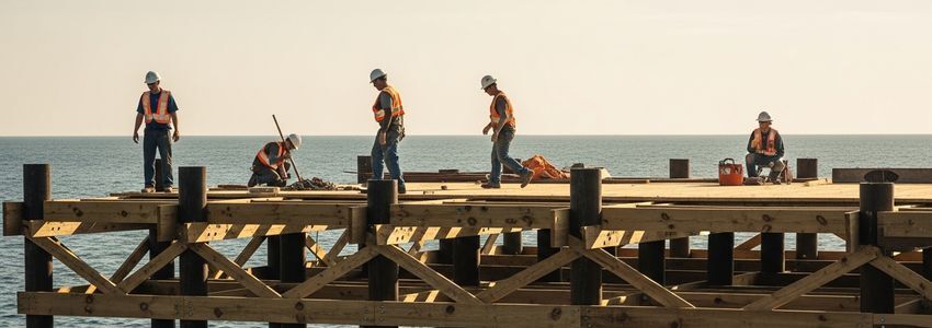 Dock building business loans and financing options for marine dock contractors