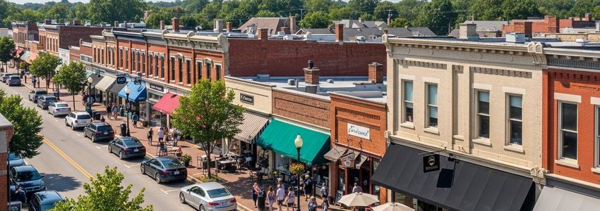 Established businesses in a thriving main street commercial district - small business loans available