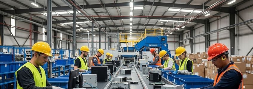 Funding E-Waste Recycling Equipment and Stations