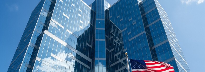 Government contract financing professionals reviewing funding options