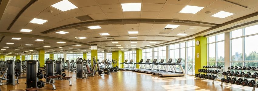 Gym and fitness business loans - modern fitness center interior