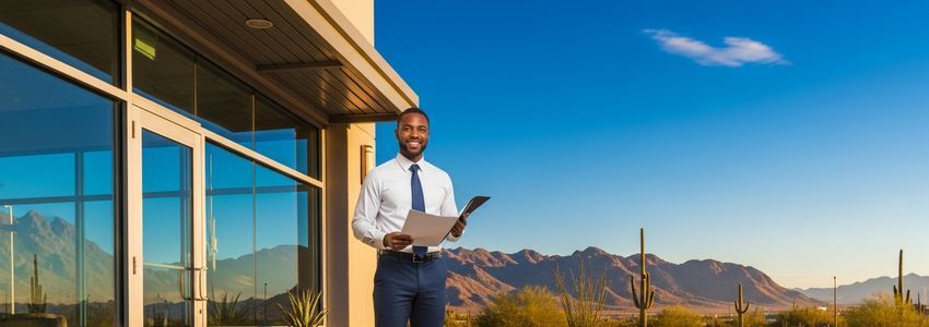 Small business owner in Henderson Nevada reviewing financing options