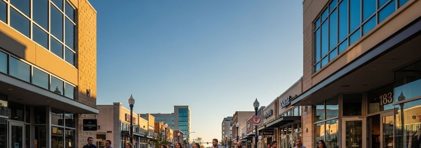 Arlington, Texas commercial district representing small business opportunities