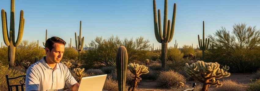 Small business owner reviewing financing options in Tempe, Arizona