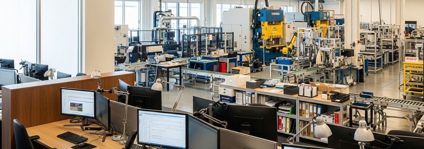 Business operations facility showing efficiency improvements through strategic financing
