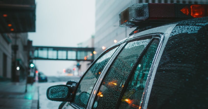 Police Car Stock Photo