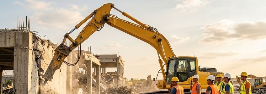 Excavator Attachment Financing: The Complete Guide for Demolition and Construction Contractors