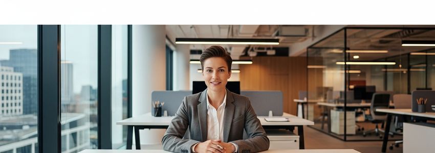 Business professional at a desk representing short-term business loan financing