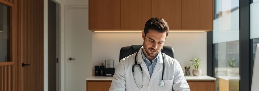 Urgent care clinic under renovation with loan-funded buildout