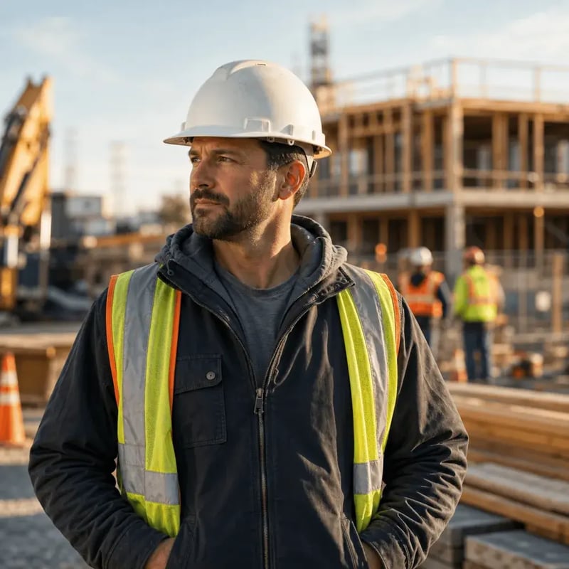 A business owner on a work site