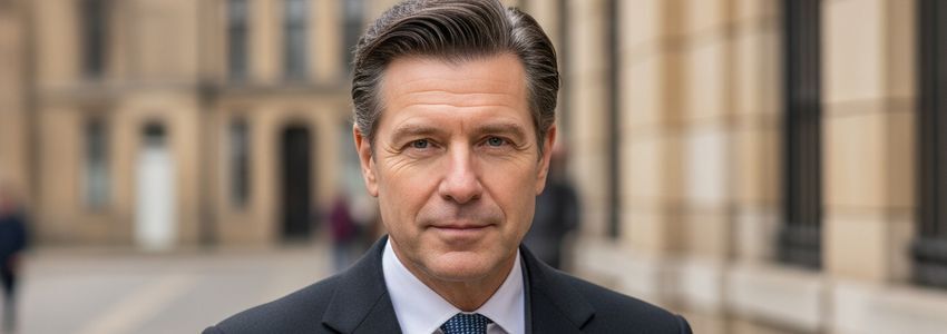 Business professionals reviewing large commercial loan documents at a conference table