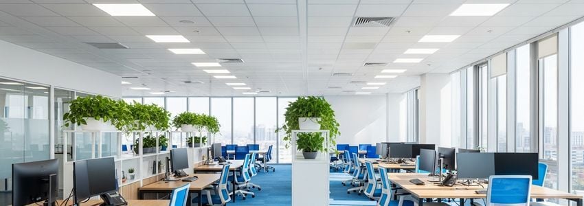 Professional business office environment representing the 5 Cs of Credit lending evaluation