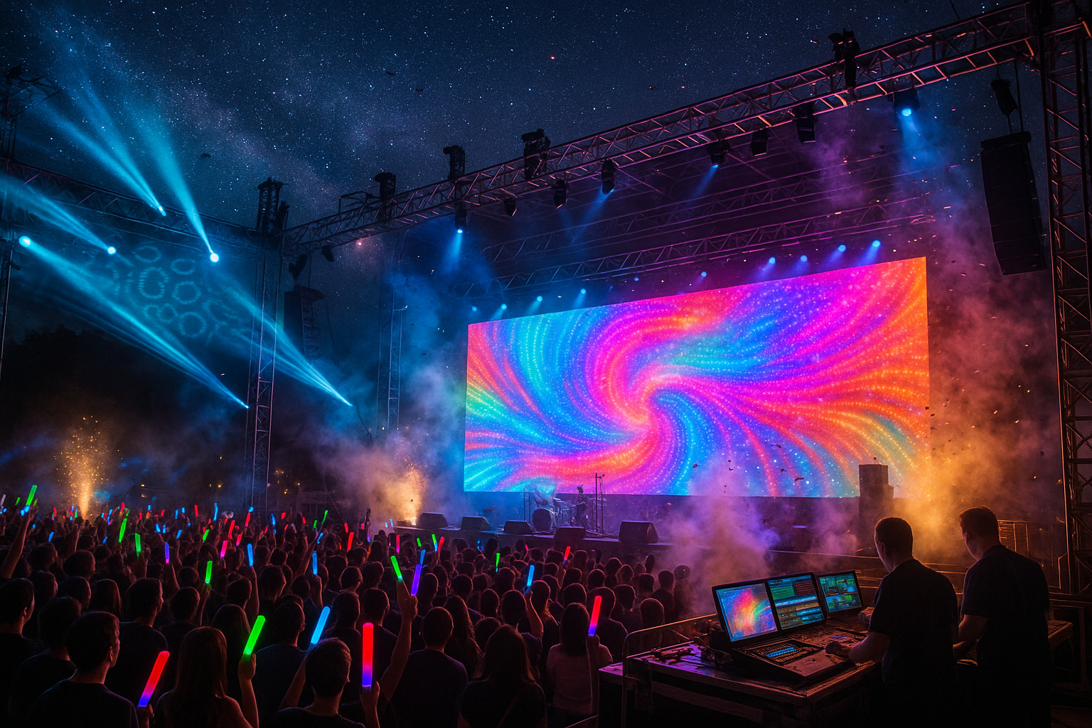 Leasing LED Walls and Projection Systems for Concerts