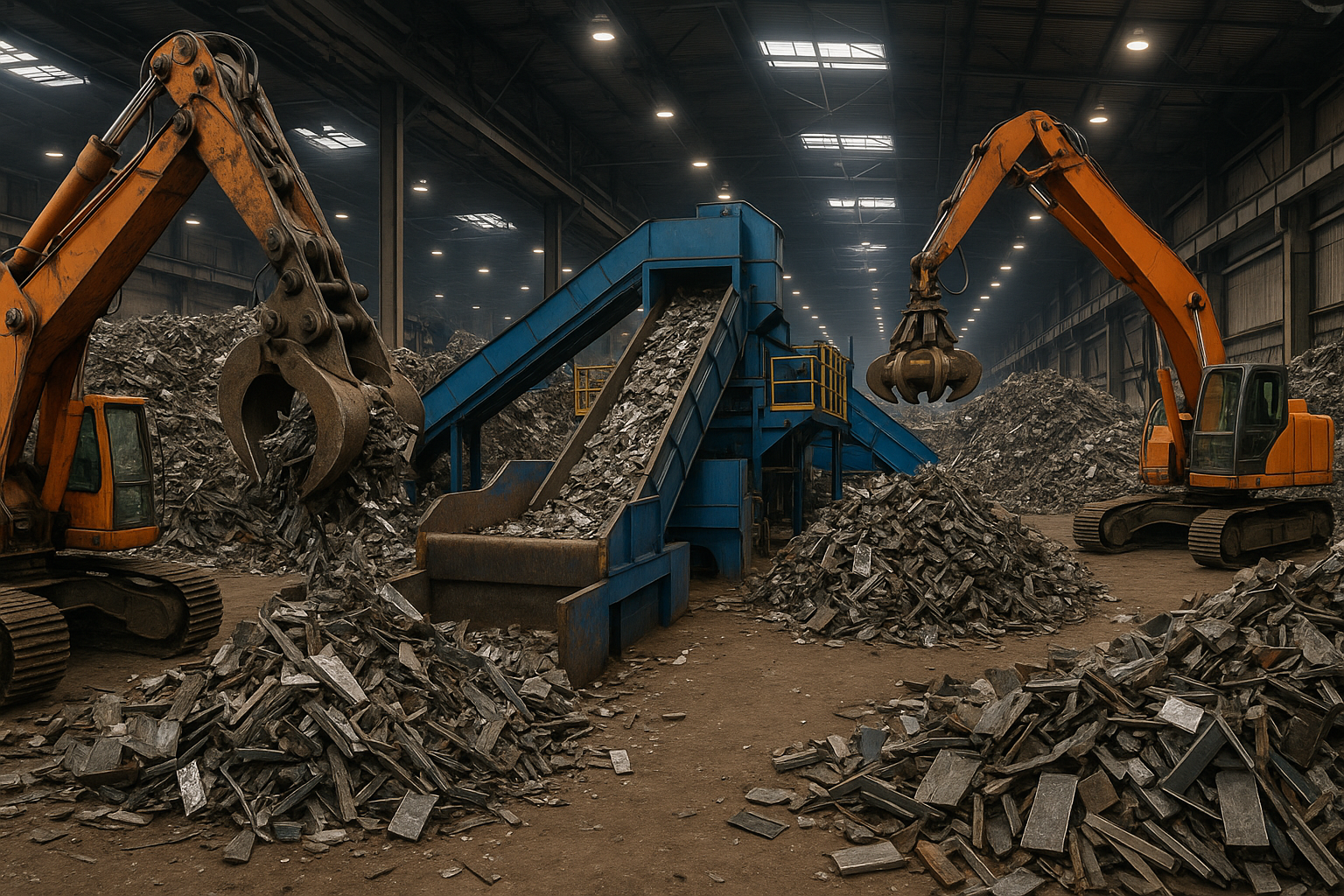 Leasing Scrap Metal Sorting and Processing Tools