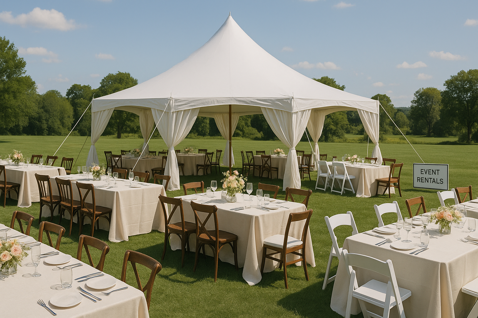 Equipment Loans for Tents, Tables, and Event Furniture
