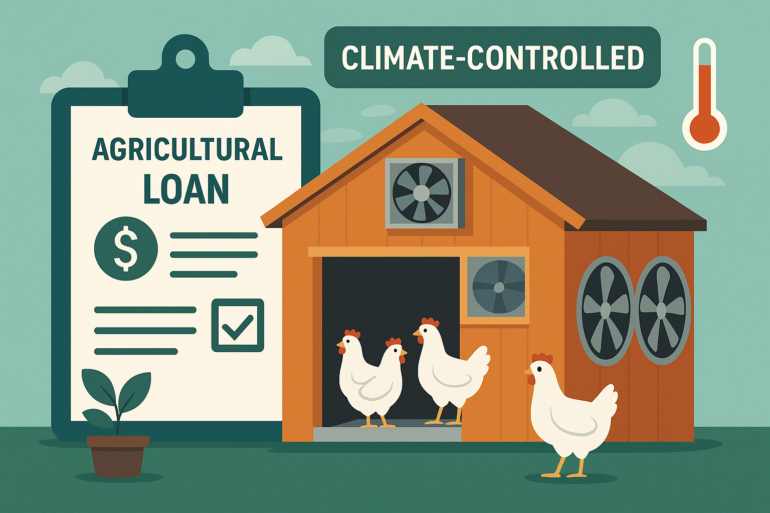 Funding Poultry Farm Equipment: Housing and Feeding Systems