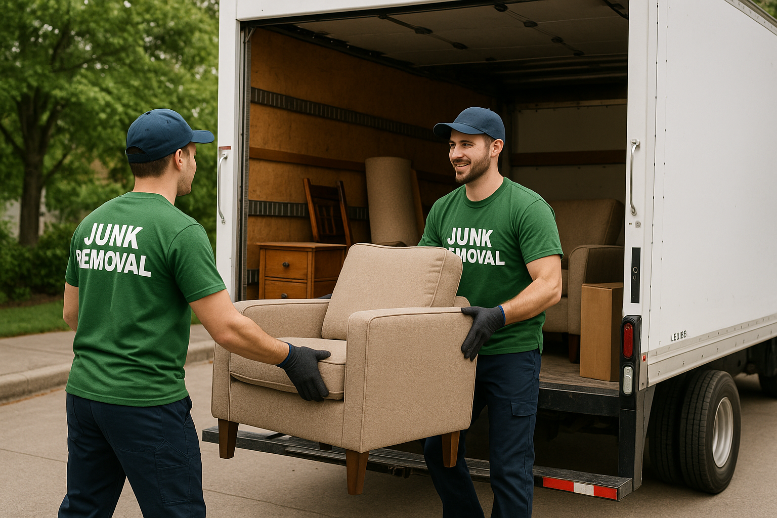 Leasing Trucks for Junk Removal and Recycling Services