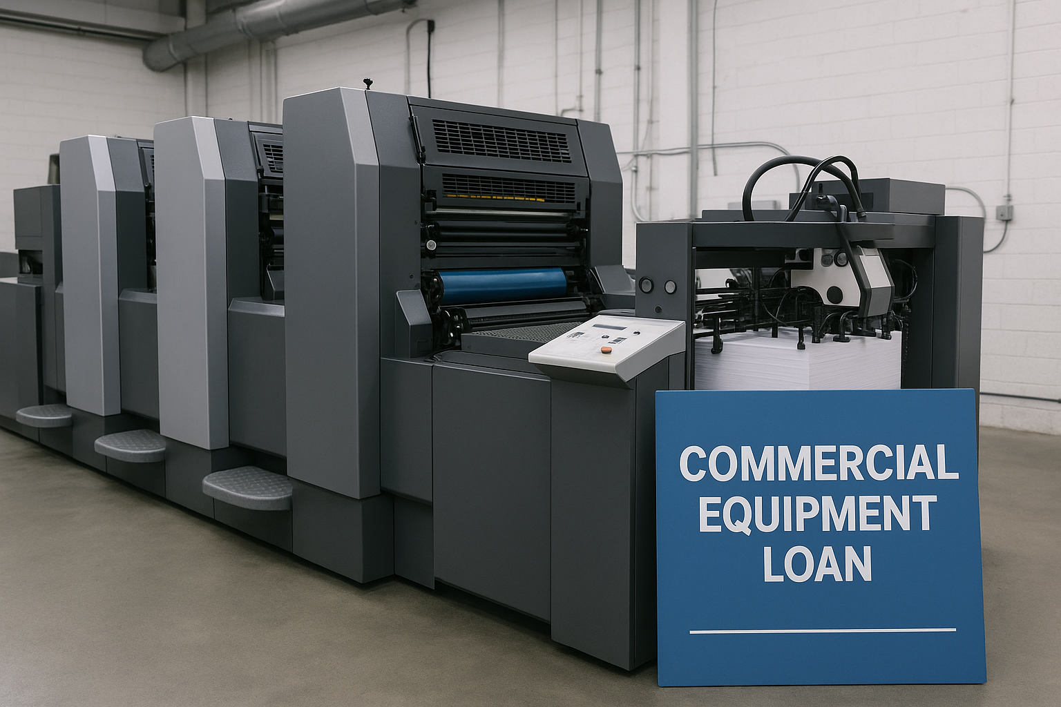 Equipment Loans for Printing Presses and Bindery Machines