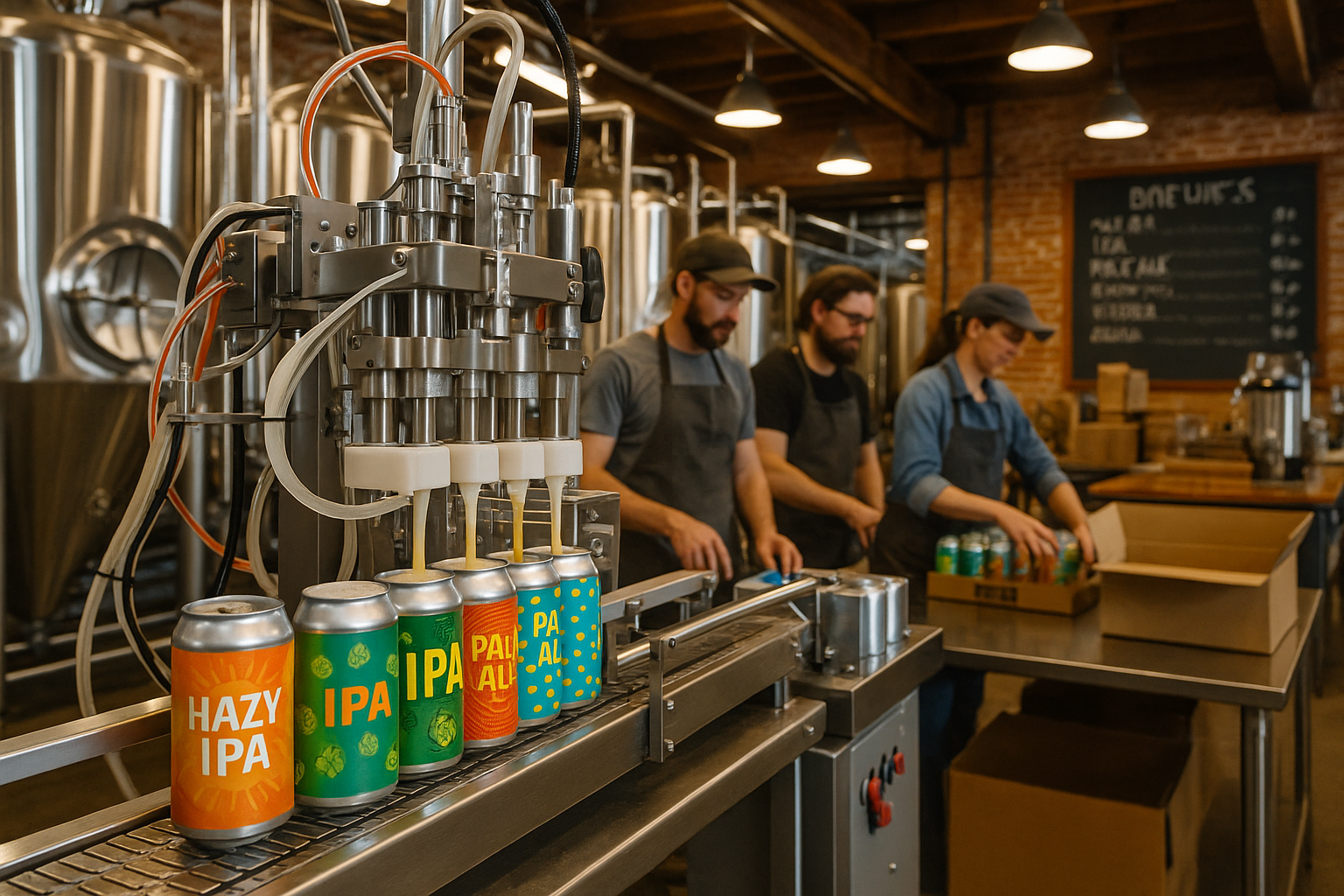How to Lease Canning Lines for Your Craft Brewery