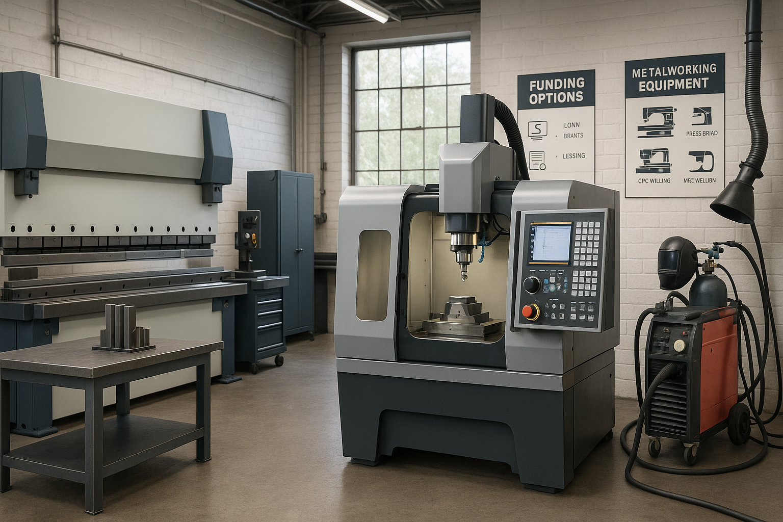 Funding Options for Metalworking and Fabrication Equipment