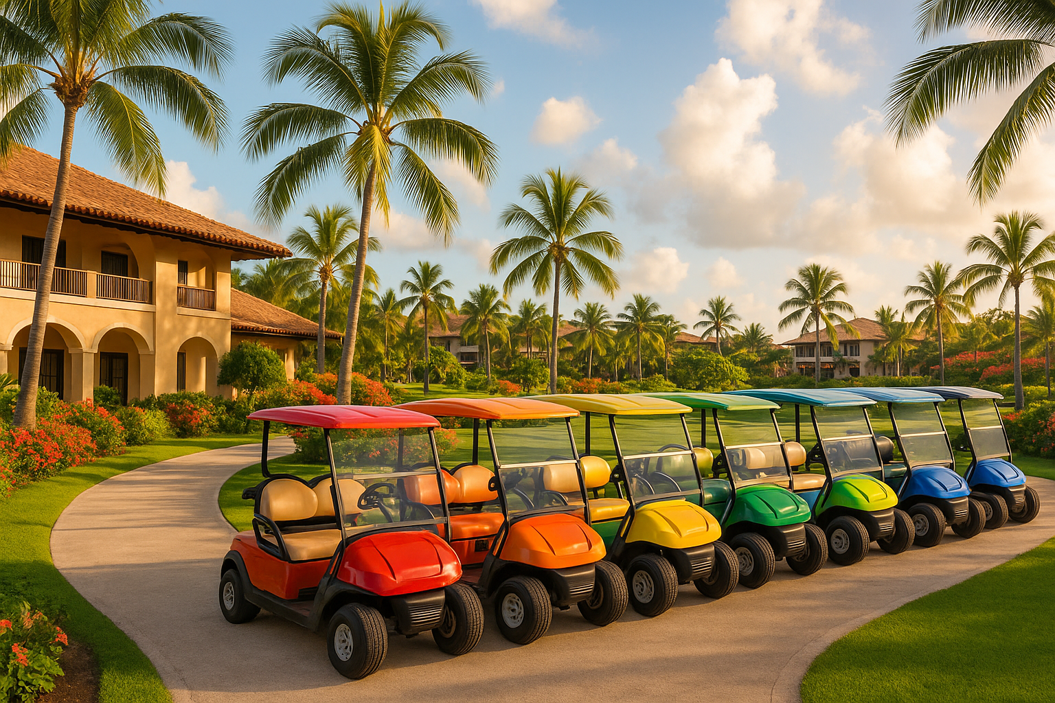 Leasing Golf Carts and Transportation for Resorts & Complexes