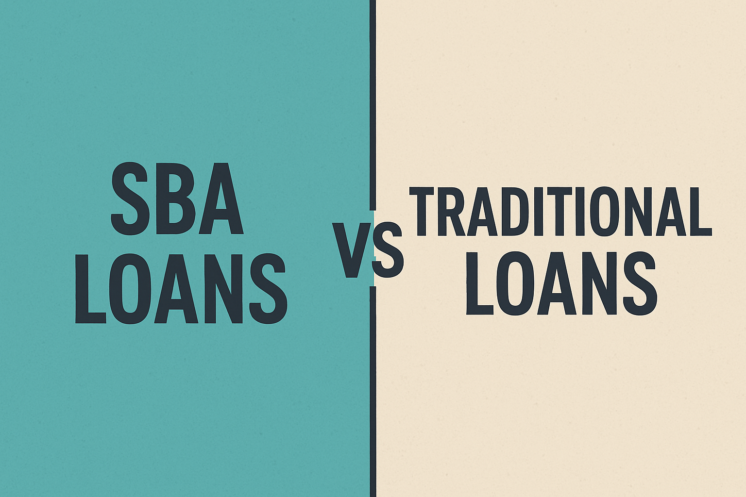 How to Choose Between SBA and Traditional Loans
