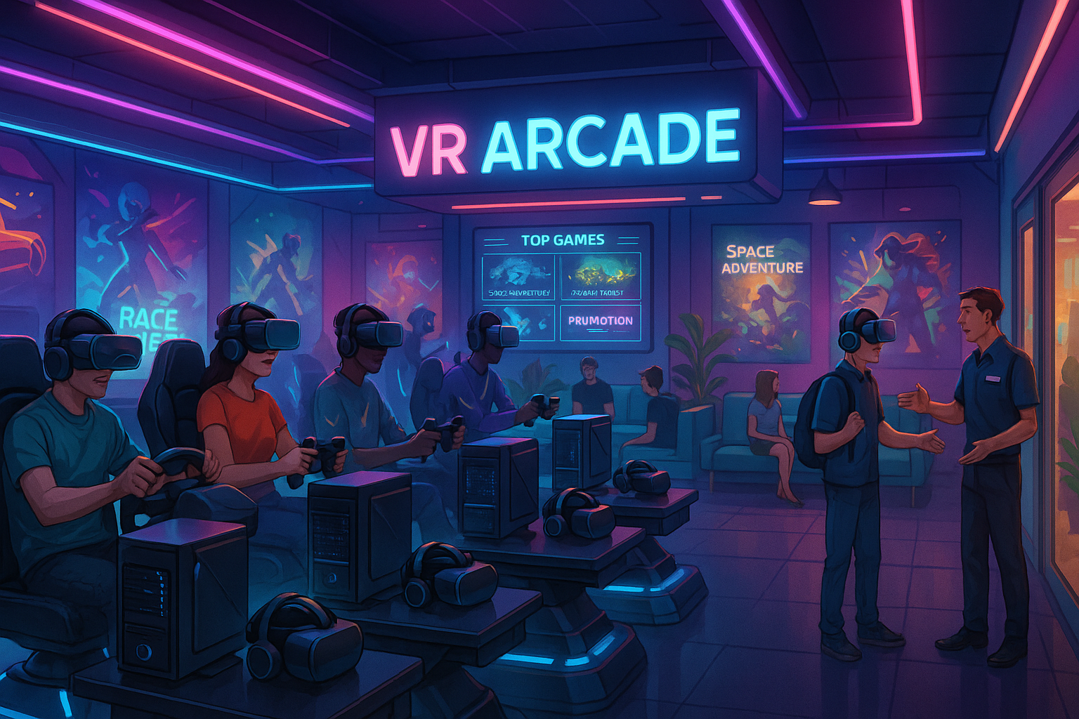 Funding Virtual Reality Arcade Setups