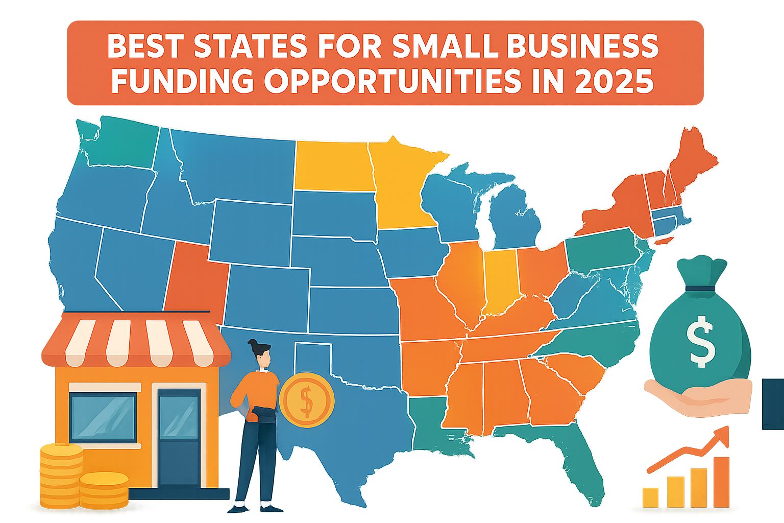 Best States for Small Business Funding Opportunities in 2025