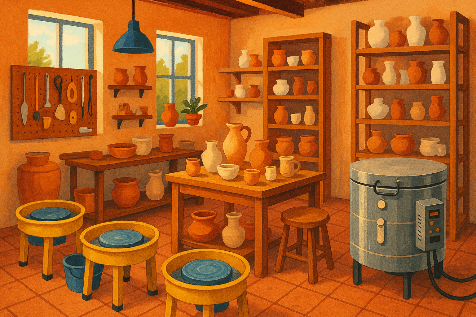 Funding Ceramics Studios: Kilns, Wheels, and Vents