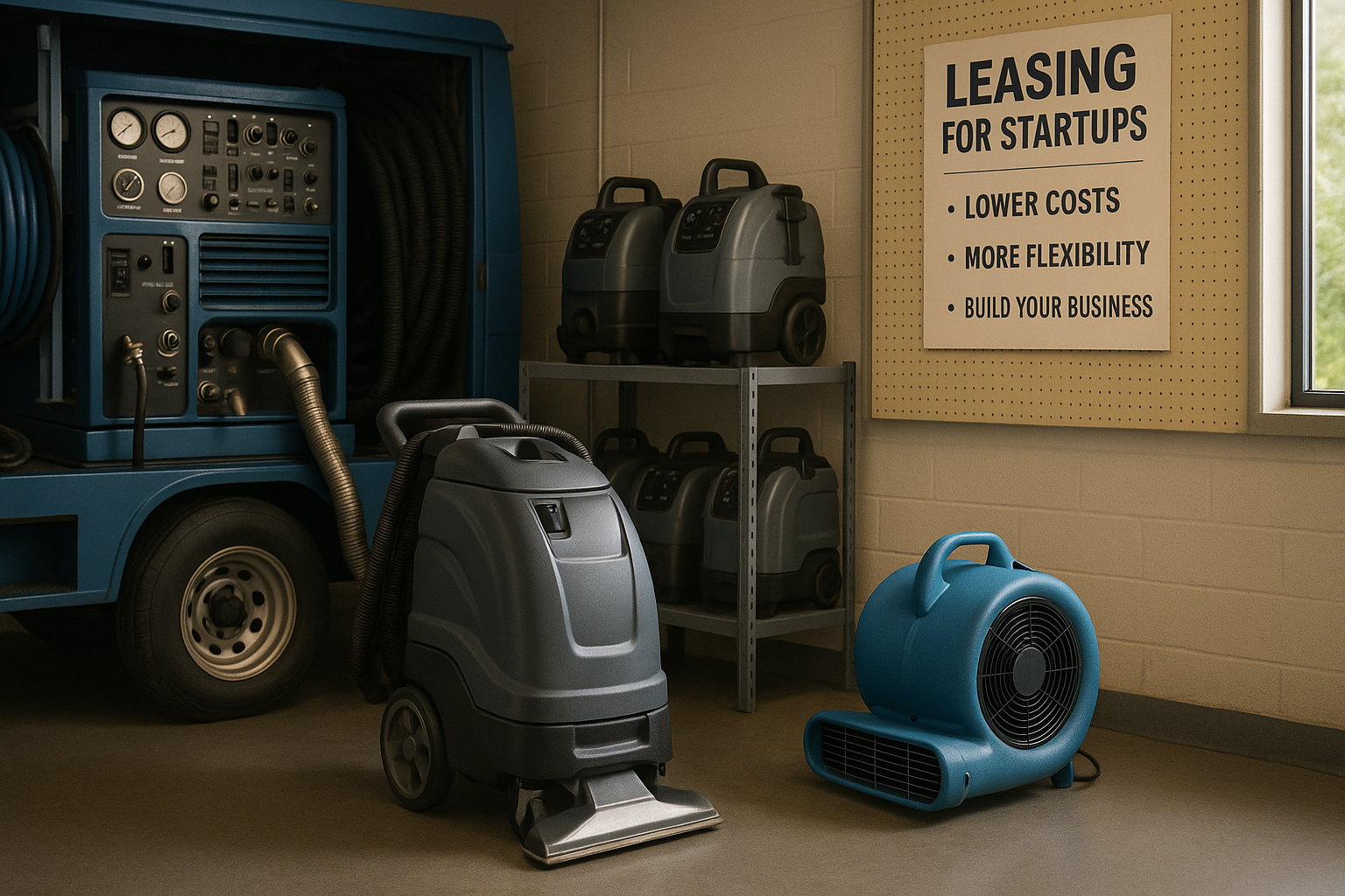 Leasing Carpet Cleaning Equipment for Startups