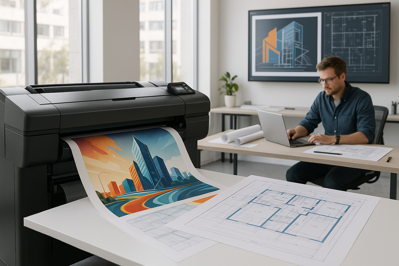 Leasing Commercial Wide Format Printers and Plotters