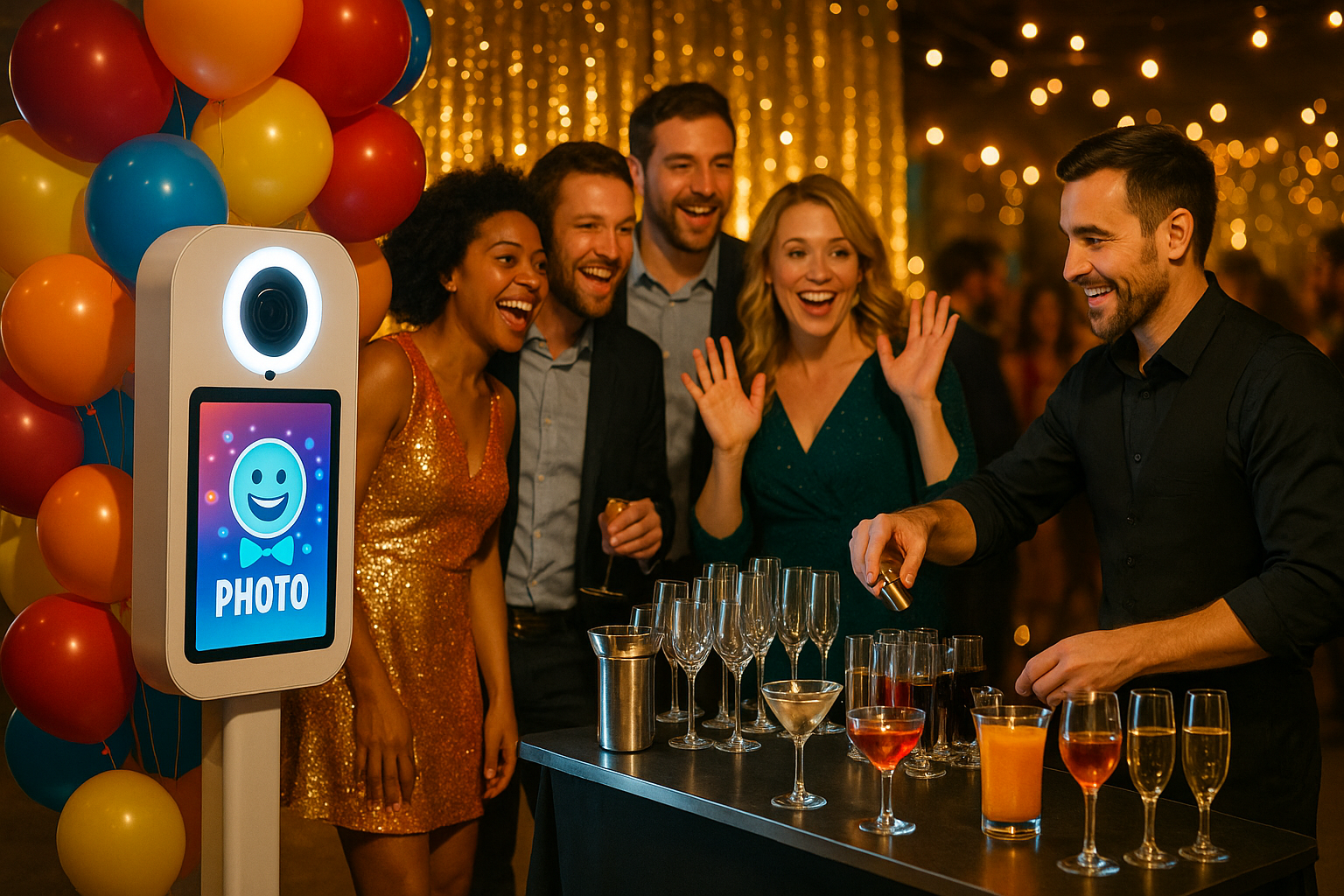 Leasing Photo Booths and Portable Bars