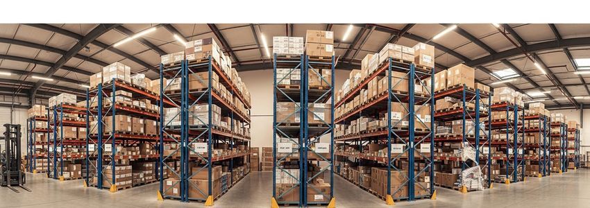 Warehouse inventory representing business assets used in asset-based lending